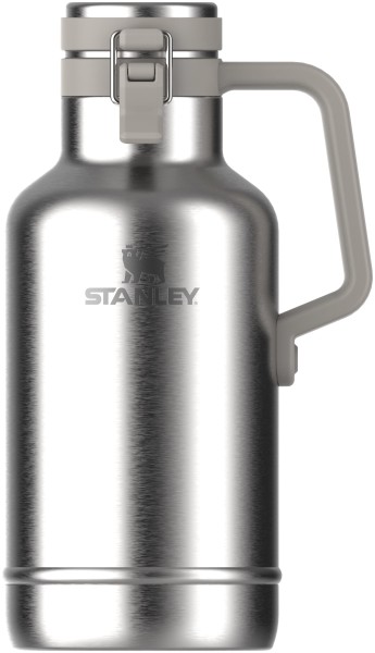 Easy-Pour Growler 1.9l stainless steel ash