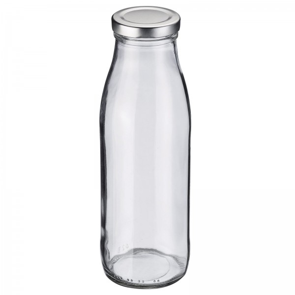 Milch-und Saftflasche 500 ml, rund