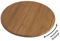 Holzplatte 35cm H: 3.5cm, drehbar