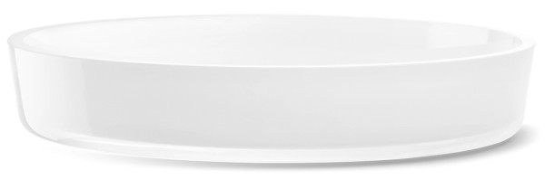 Collective Schale D35cm H6cm Glas weiss
