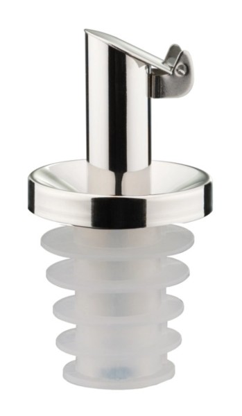 Ölausgiesser mit Silikonkorken u. Käppchen