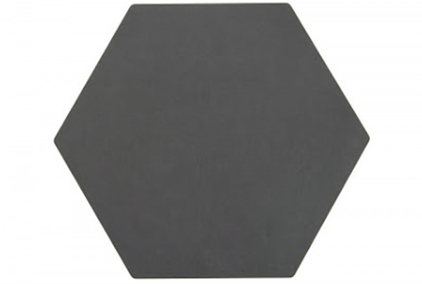 Hexagon Schneidebrett schwarz, 33x28.5cm