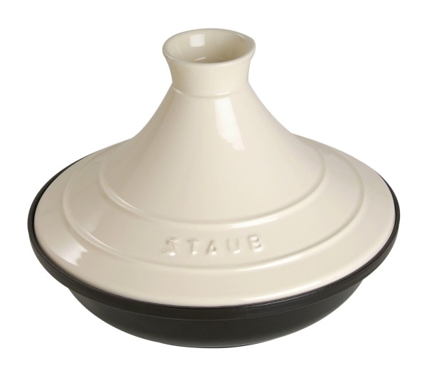 Tajine 28cm, Gusseisen, Cream