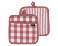 Topflappen Gingham 21x21 2Stk.