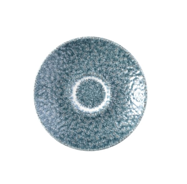 S.P. Raku Topaz Blue Espresso Untertasse 11.8cm