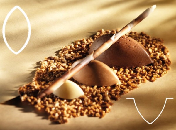 Backmatte mittlere Klösschen 67 x 36 mm, Flexipan, GN 1/1