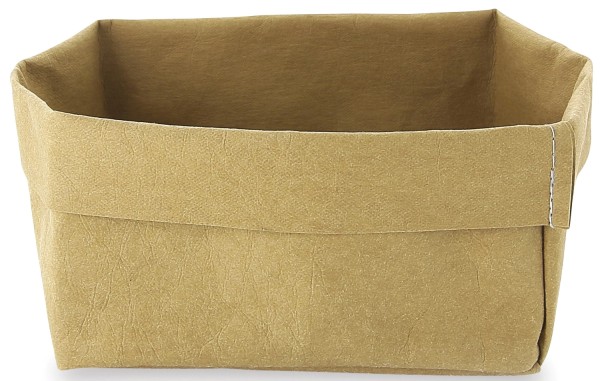 Brottasche 16x16x9cm, beige
