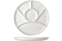 Fondueteller, 6 Fächer, D 24.5cm