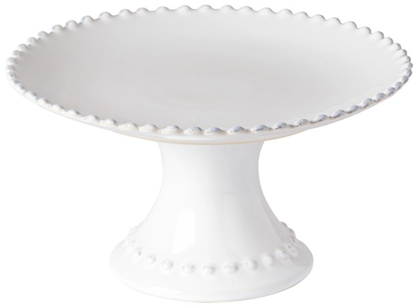 Pearl Tortenplatte D22cm H11.7cm weiss
