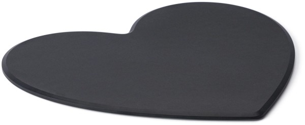 Duracore Servierbrett Herz 30.8x27.3x0.7cm schwarz