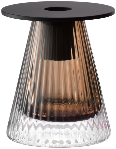 Beacon Kerzenständer H10cm taupe jet black