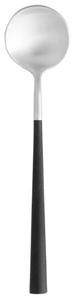 Mito Teelöffel L13.4cm brushed Griff schwarz