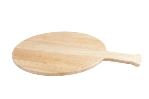 Pizza Servierplatte, 43.5x32x1.2cm, Gummibaum