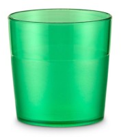 Glas grün PC D7cm H7cm 0.17lt geschirrspülfest -30°C/+130°C