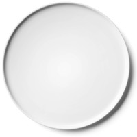 2er Set Collective Teller flach D26cm weiss
