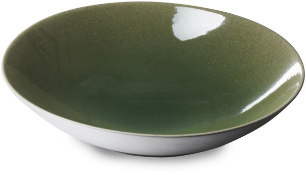 NO.W 2 Teller tief 1l D24cm H5.5cm grün