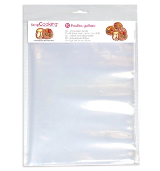 10er Set Schokoladen Transferfolie