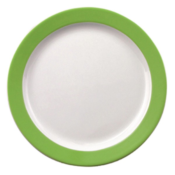 Color mit System Teller flach D19cm grün