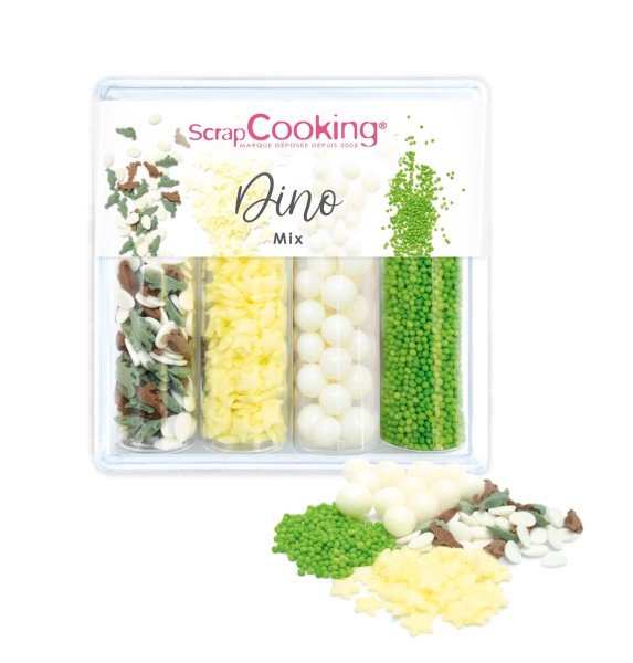 4er Set Zuckerstreusel Mix Dino 61g