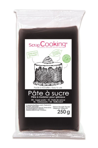 Zuckerpaste schwarz 250g