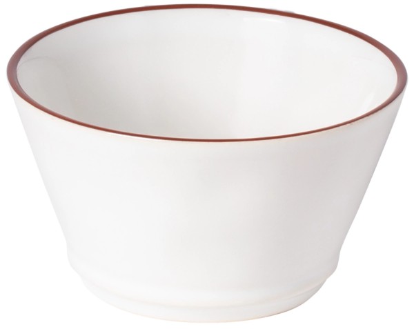 Beja Ramekin rund D8.8cm H4.9cm 11cl weiss-rot