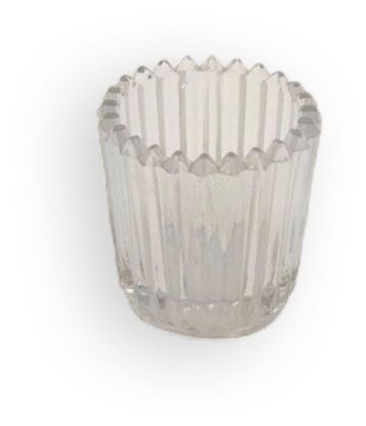 Teelichtglas transparent D:6cm