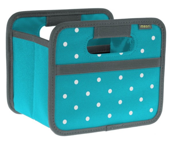 Faltbox Mini Punkte blue