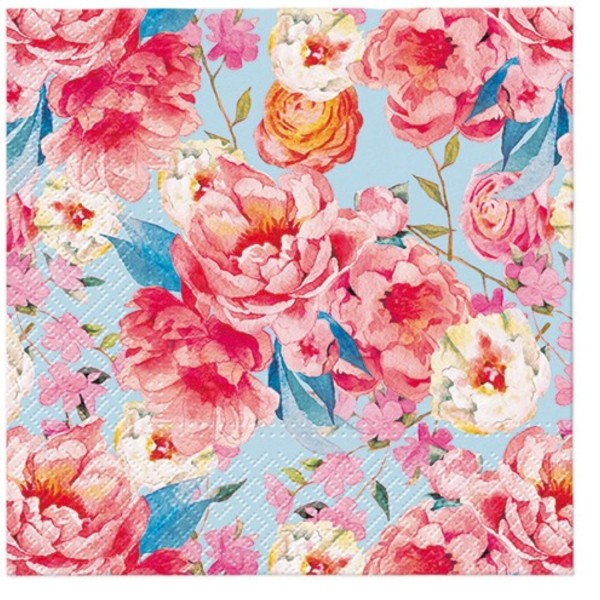 Servietten Lunch 20x Rose Gloriette, 33x33cm