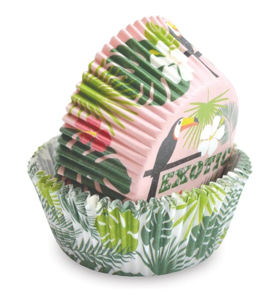 36 Stk. Förmchen Tropical