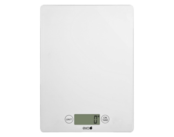 Küchenwaage Glas weiss 5kg