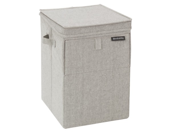Wäschebox stapelbar grey 35l