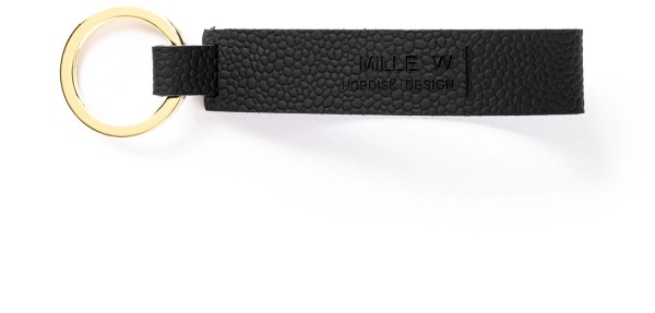 Schlüsselanhänger classic gold schwarz
