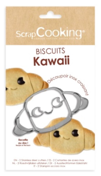 Kawaii Keksausstecher Croissantform