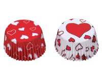 Papierbackf Herz rot 50er