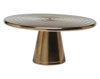 Teller a.Fuss platin ø25cm