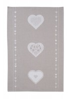 HERZEN KÜCHENTUCH KULTSCHTOFF taupe