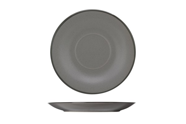 Speckle Grey Untertasse D14,5cm