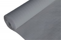 Papier-Tischdecke grau, gewaffelt, 1.18x20 m
