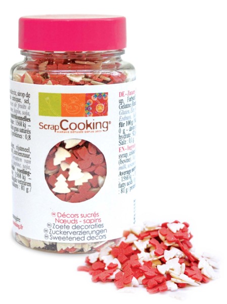 Deko gesüsst weiss Weihnachtsbaum 50g