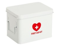 Medizinbox weiss rot 22x16