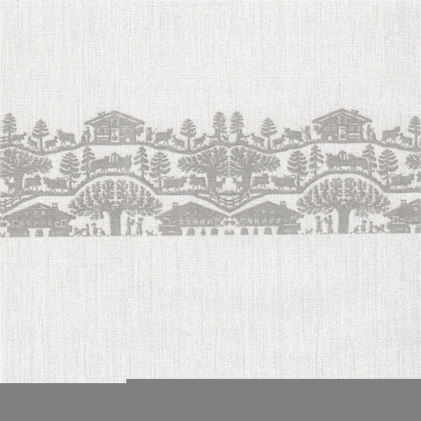 Serviette 40x40, polarweiss Swiss silber, 15 Stk.