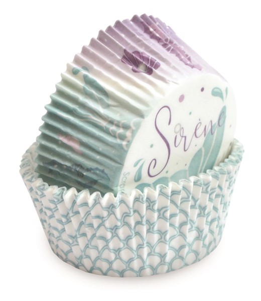 36 Stk. Förmchen Meerjungfrau