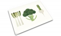 Glasschneideplatte Gemüse-Set 30x40cm