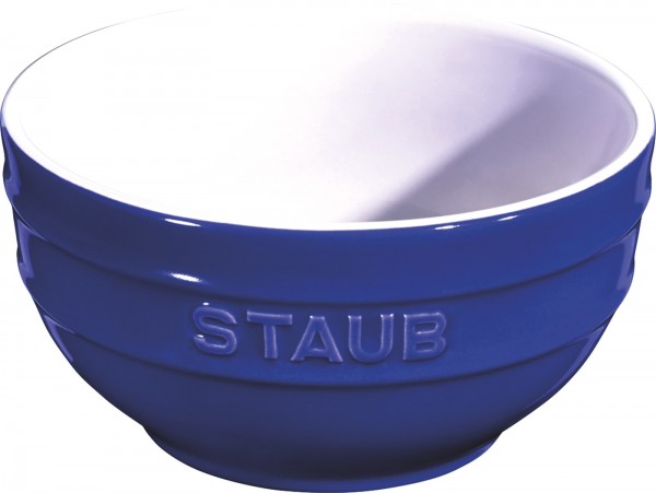 Keramik Schüssel, blau rund 0.7l Ø14 cm