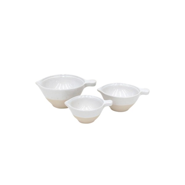 3er Set Fattoria Messbecher 240/120/80ml weiss