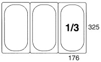 GN-Behälter 1/3, 200mm Polypropylen