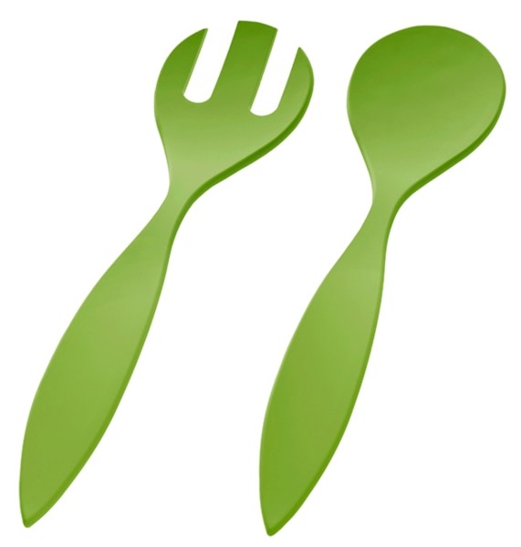 Salatbesteck Biopolymer 30cm grün