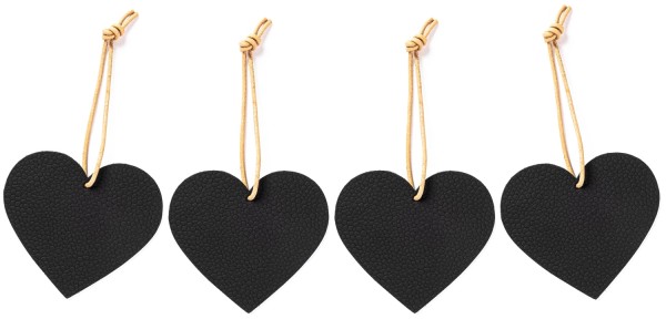 Weihnachtsbaum Schmuck herz schwarz