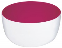 Duo Eisschalen weiss/beere 12cm