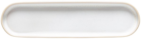 Nótos Platte oval 35.4x9.6cm H2.6cm weiss/sand